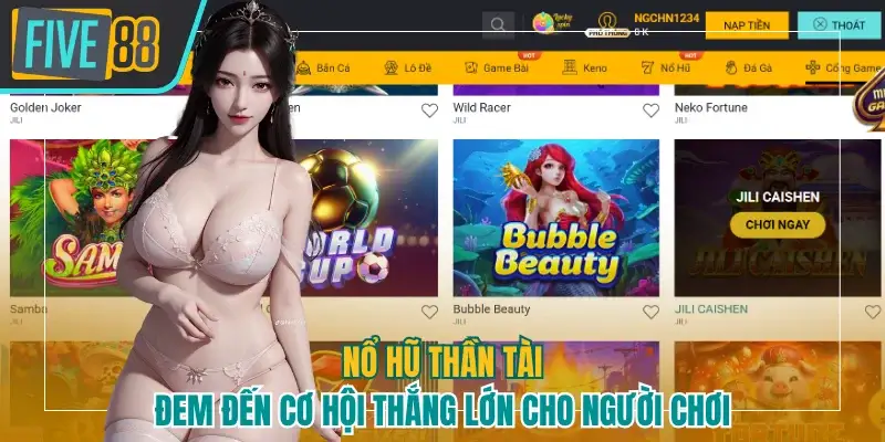 Nổ hũ thần tài Five88