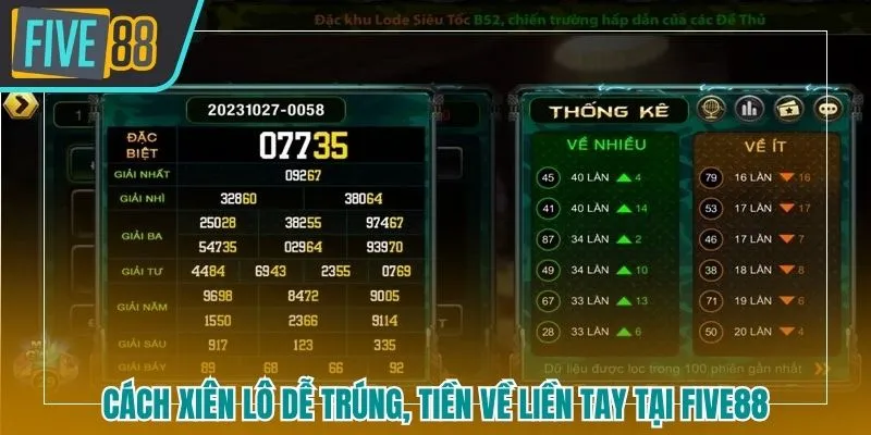 Cách xiên lô dễ trúng